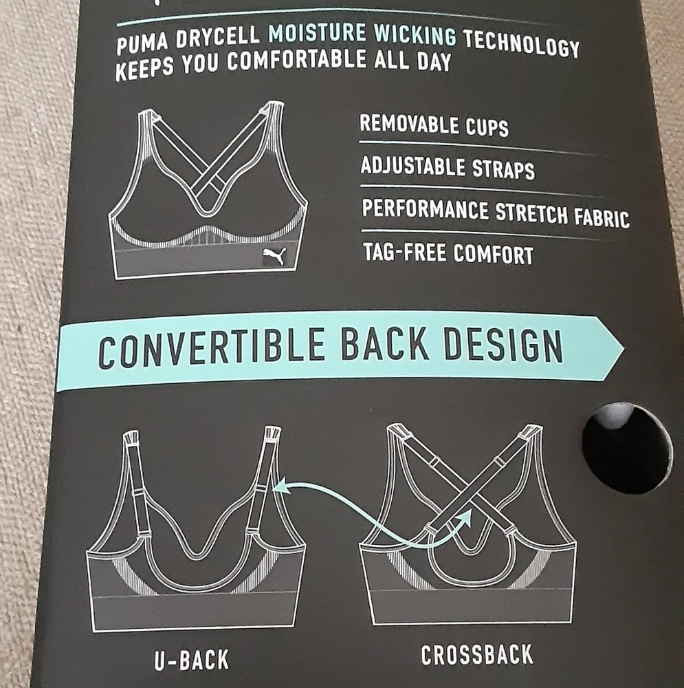 Puma 2 pack women's sports bra